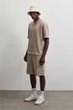 Pegador Lagos Soft Rib Shorts Washed Warm Taupe