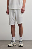 Pegador Lagos Soft Rib Shorts Washed Warm White