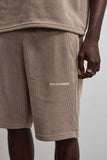 Pegador Lagos Soft Rib Shorts Washed Warm Taupe