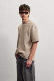 Pegador Murlo Oversized Structured Tee Washed Warm Taupe