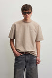 Pegador Murlo Oversized Structured Tee Washed Warm Taupe
