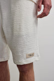 Pegador Arcos Slub Terry Shorts Washed Unbleached