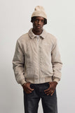 Pegador Clusone Cord Bomber Jacket Beige