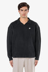 Pegador Beldon Collar Rib Longsleeve Vintage Black