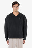 Pegador Beldon Collar Rib Longsleeve Vintage Black