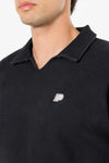 Pegador Beldon Collar Rib Longsleeve Vintage Black