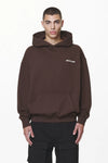 Pegador Crail Oversized Hoodie Washed Oak Brown