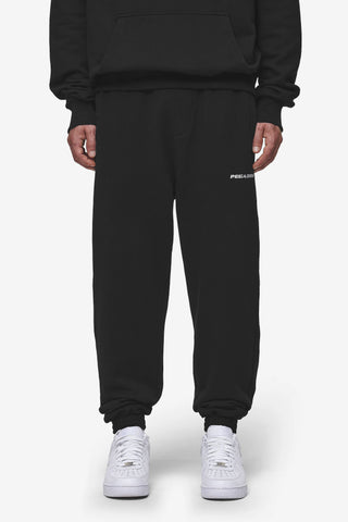 Pegador Logo Heavy Sweat Jogger Washed Black White