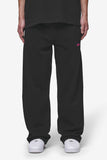 Pegador Leono Loose Sweat Jogger Washed Black Virtual Pink Gum