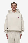 Pegador Leono Boxy Hoodie Washed Light Beige Virtual Pink Gum