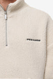 Pegador Puka Teddy Half-Zip Sweater Light Beige