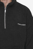 Pegador Puka Teddy Half-Zip Sweater Black