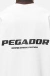 Pegador Colne Logo Oversized Tee White