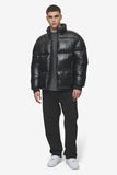 Pegador Solin Light Glossy Puffer Jacket Black