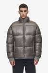 Pegador Solin Light Glossy Puffer Jacket Rock Grey