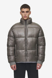 Pegador Solin Light Glossy Puffer Jacket Rock Grey