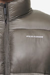 Pegador Solin Light Glossy Puffer Jacket Rock Grey