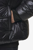 Pegador Solin Light Glossy Puffer Jacket Black