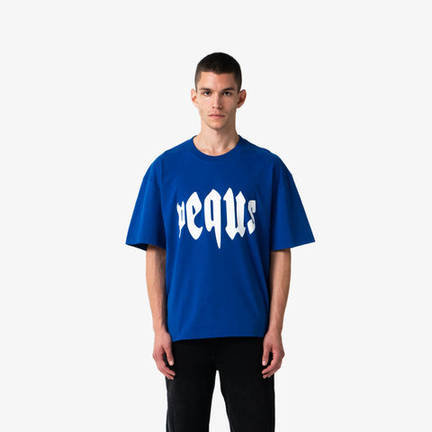 Pequs Mythic Logo T-Shirt Blue