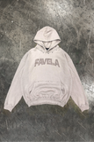 Favela Puff Distressed Hoodie Dove