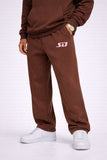 Stilding Sweatpants Chocolatebrown/softpink