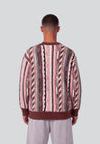 Colucci 3D Knit Sweater AOP Rose