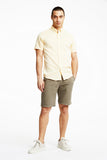 Lindbergh Leinenshorts Army Relaxed Fit Army