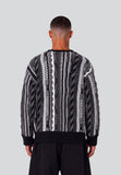 Colucci 3D Knit Cardigan AOP Black