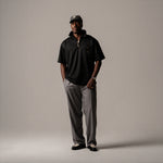 BLKVIS Logo Twill Polo-Shirt Black