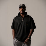 BLKVIS Logo Twill Polo-Shirt Black
