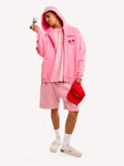 Another Cotton Lab Sweet Summer Zip-Hoodie washed pink