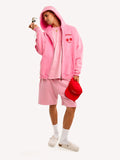 Another Cotton Lab Sweet Summer Zip-Hoodie washed pink