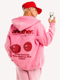 Another Cotton Lab Sweet Summer Zip-Hoodie washed pink