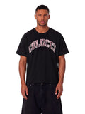 Colucci College Logo T-Shirt Black/AOP Rose