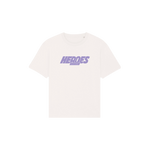 Heroes Logo T-Shirt Weiß/Flieder
