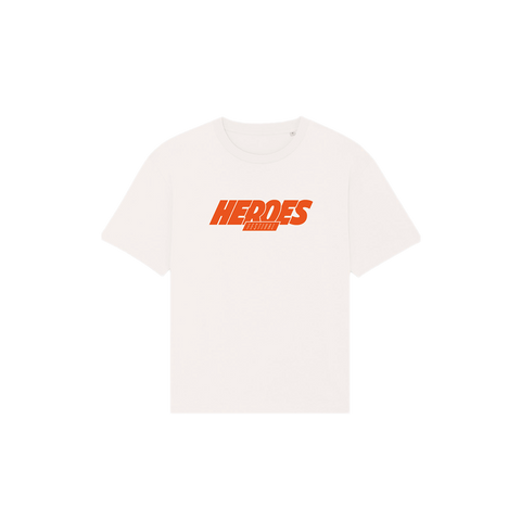Heroes Logo T-Shirt Weiß/Rot