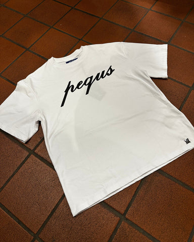 Pequs Front Logo T-Shirt White