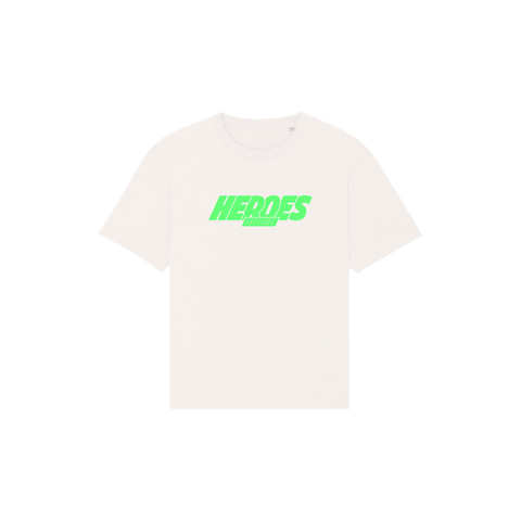 Heroes Logo T-Shirt Weiß/Grün