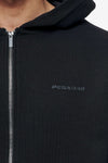 Pegador Logo Oversized Sweat Jacket Black/Black Gum