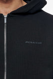 Pegador Logo Oversized Sweat Jacket Black/Black Gum