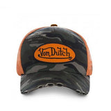 Von Dutch Trucker Cap Camo Orange