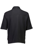 Lindbergh Seersucker Hemd Faded Black