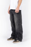 Favela Heavy Cutline Wave Washed Black