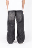 Favela Heavy Cutline Wave Washed Black