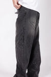 Favela Heavy Cutline Wave Washed Black