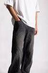 Favela Heavy Cutline Wave Washed Black