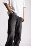 Favela Heavy Cutline Wave Washed Black