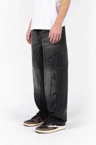 Favela Aves Patch Jeans Black Wash