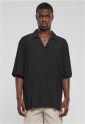 Urban Classics Viskose Shirt Black