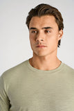 Lindbergh Relaxed Tee Dusty Green